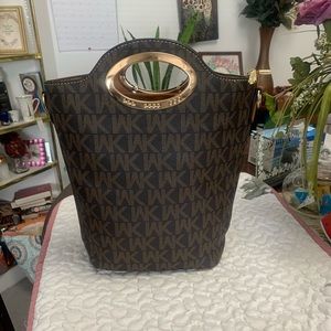 Wendy Keen monogram bucket bag